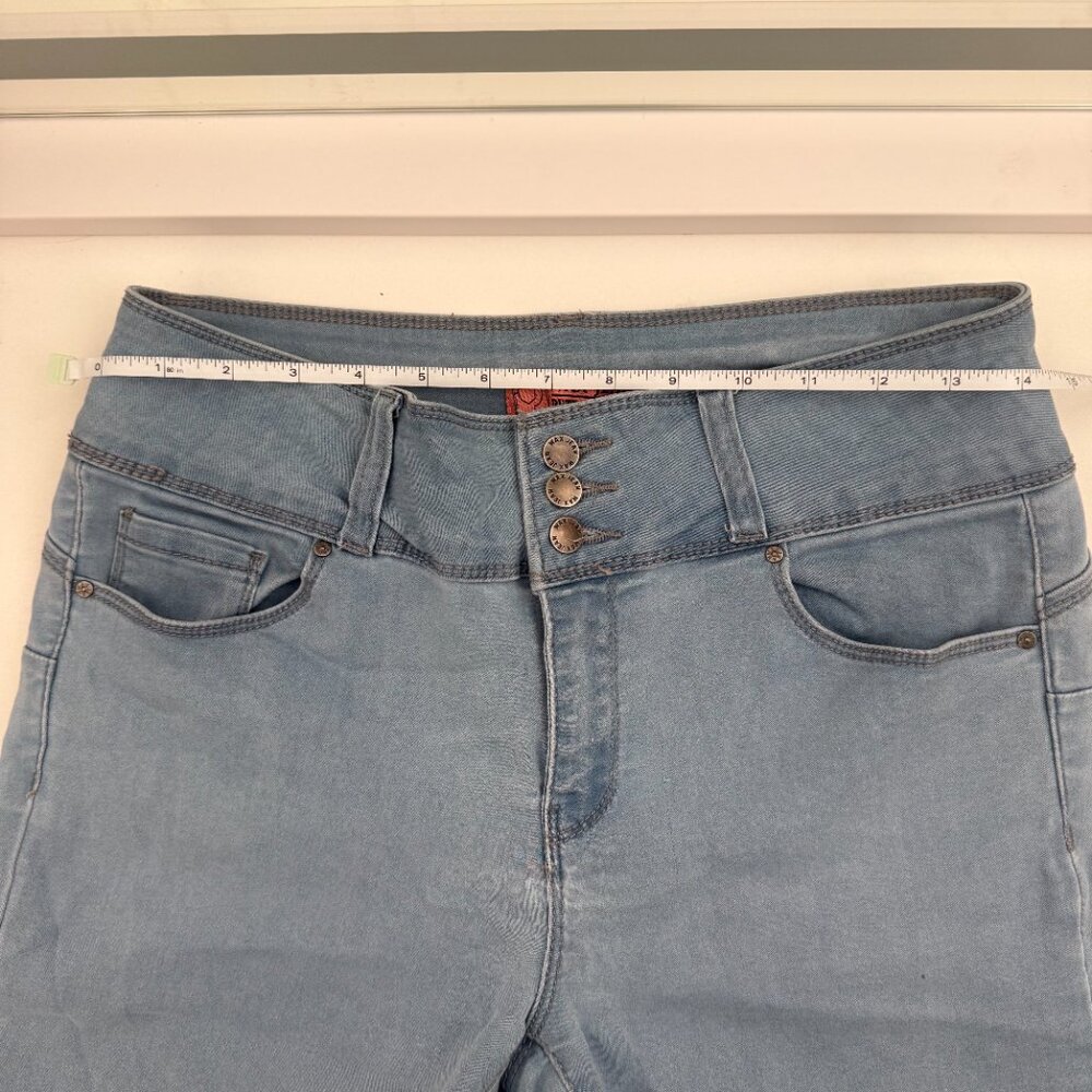 Wax Jean Light Wash Skinny Jeans | Stretch Denim | “Butt, I Love You!” | Size 13 - Picture 6 of 10